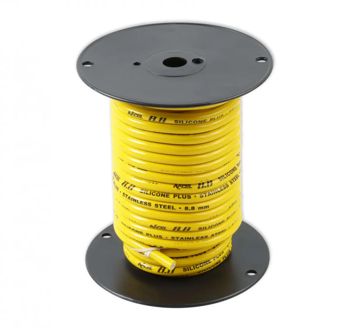 Accel Spark Plug Wire Roll - Stainless Steel Core - 8.8Mm  - 60Ft - Yellow 1