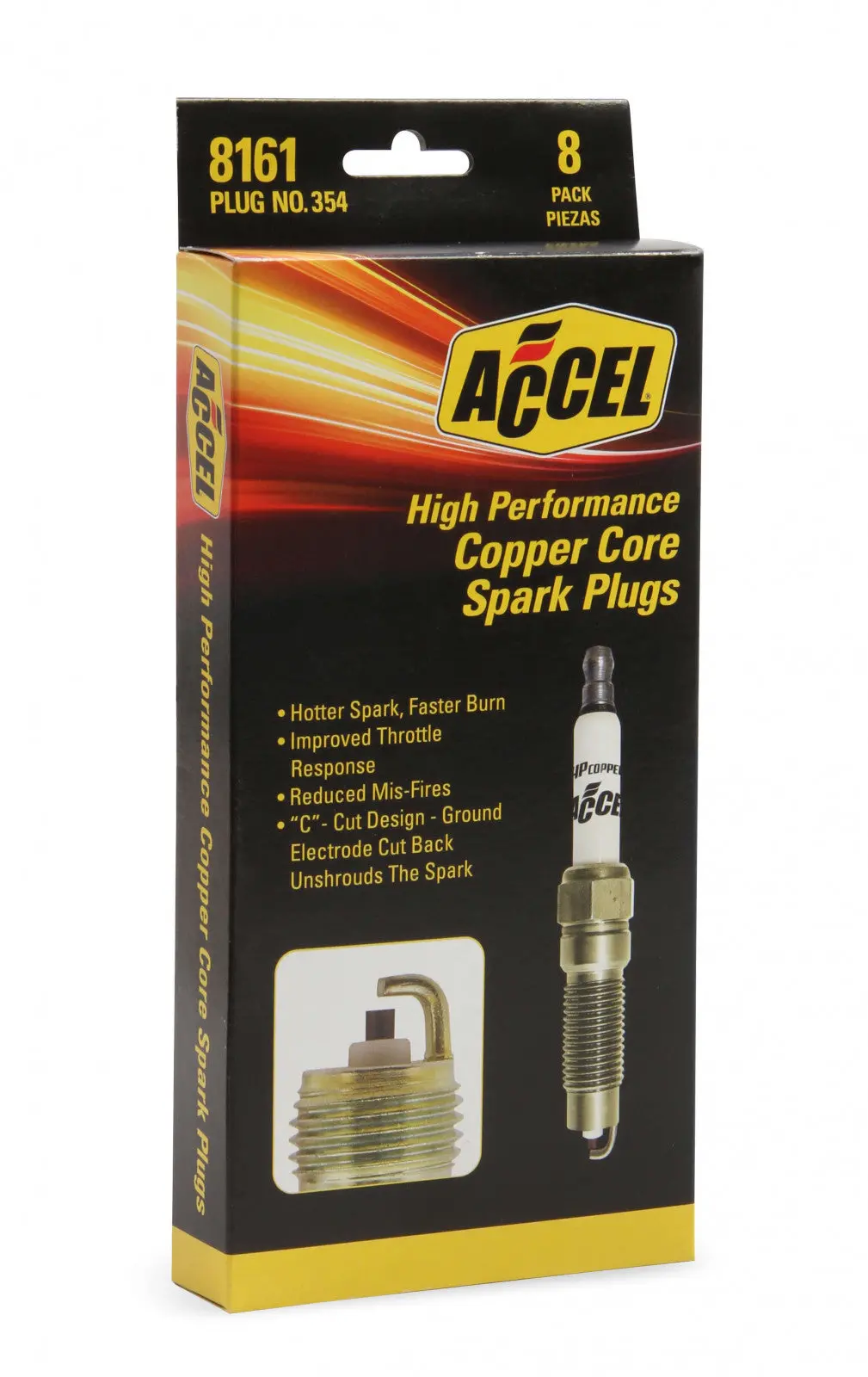 Accel Hp Copper Spark Plug Acc-18161 2