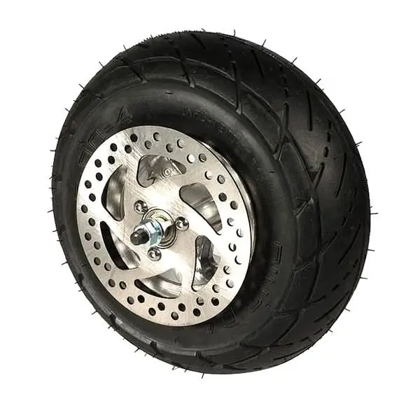 3.00-4 Front Wheel Assembly With Disc Rotor For The Ezip 400, Izip I-400, And Schwinn S400 1