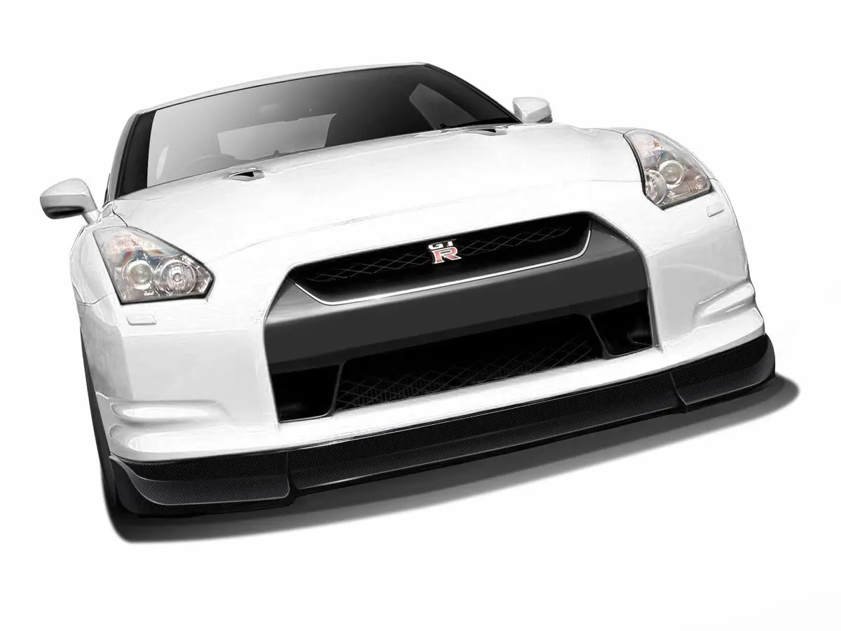 Extreme Dimensions 2009-2011 Nissan Gt-R R35 Carbon Af-2 Front Add-On Spoiler ( Cfp ) - 1 Piece 1