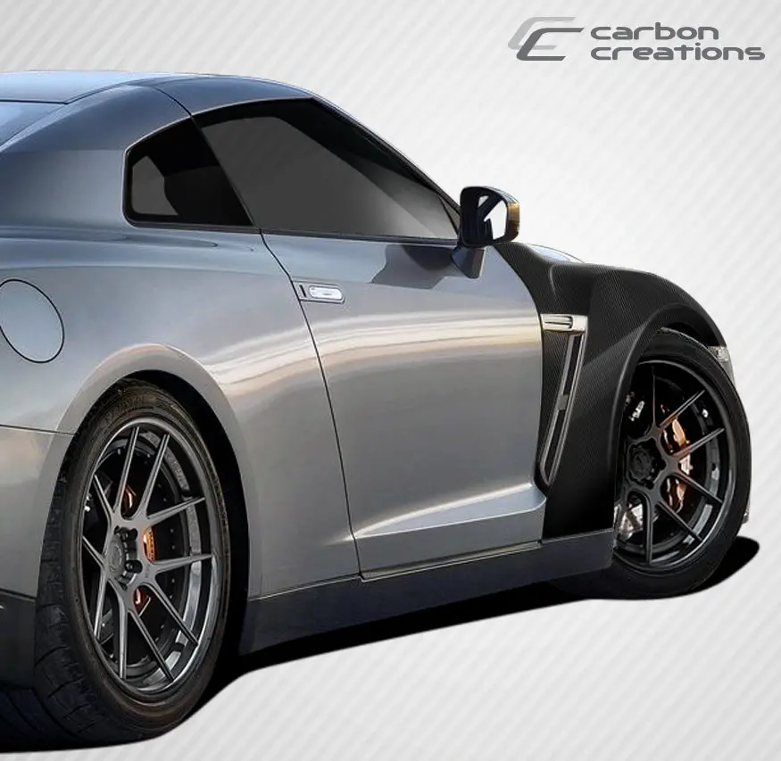 Extreme Dimensions 2009-2021 Nissan Gt-R R35 Carbon Creations Oem Look Fenders - 4 Piece 2