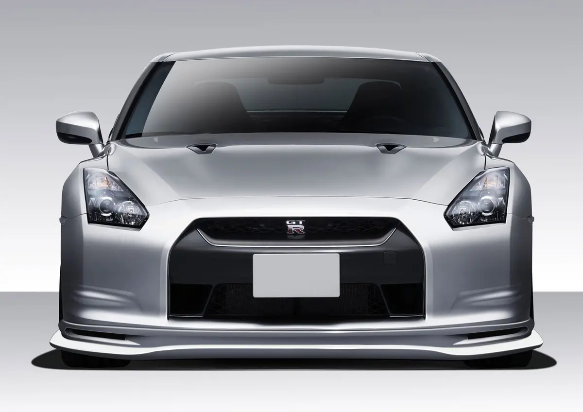 Extreme Dimensions 2009-2011 Nissan Gt-R R35 Eros Version 5 Front Lip Under Spoiler Air Dam - 1 Piece 1