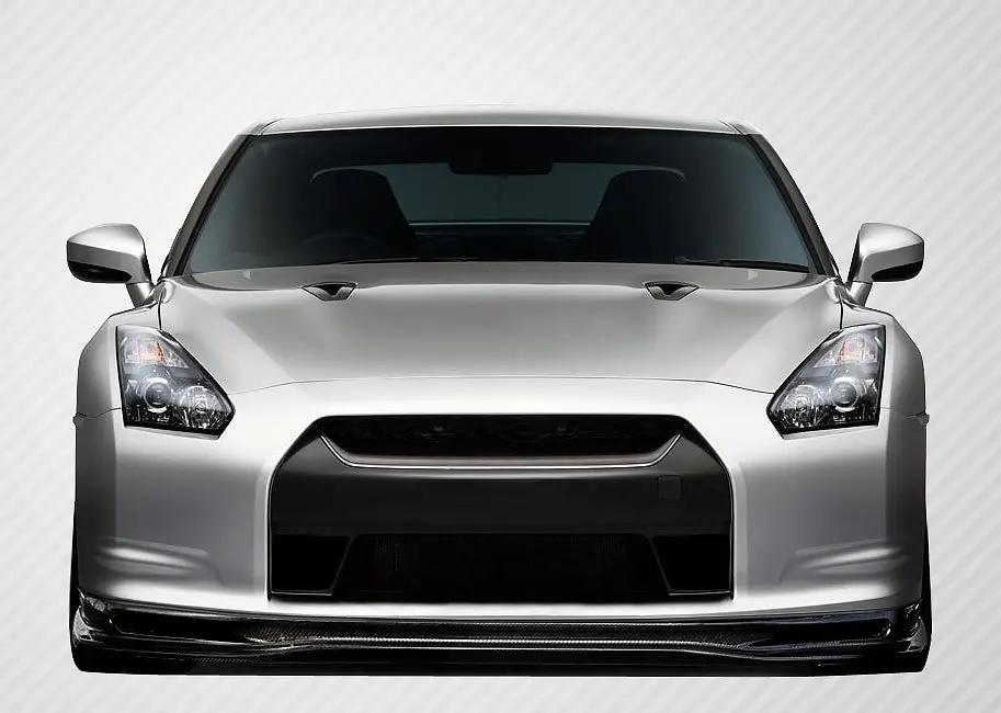 Extreme Dimensions 2009-2011 Nissan Gt-R R35 Carbon Creations Eros Version 5 Front Lip Under Spoiler Air Dam - 1 Piece 1