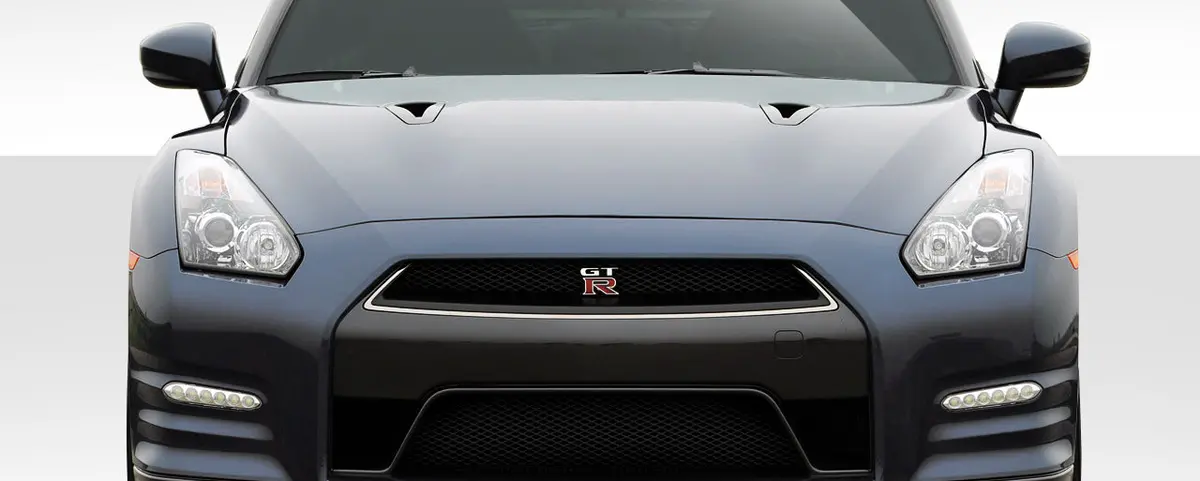 Extreme Dimensions 2009-2016 Nissan Gt-R R35 Duraflex Oem Facelift Look Conversion Front Grille - 1 Piece (S) 1