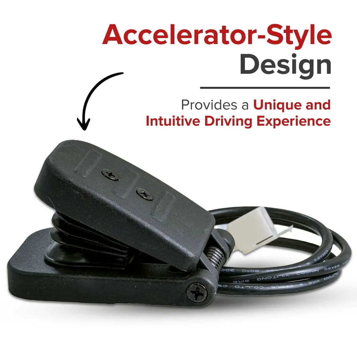 Foot Pedal Throttle For The Razor Crazy Cart Shift (Versions 1+) & Crazy Cart Shift Lightshow 2