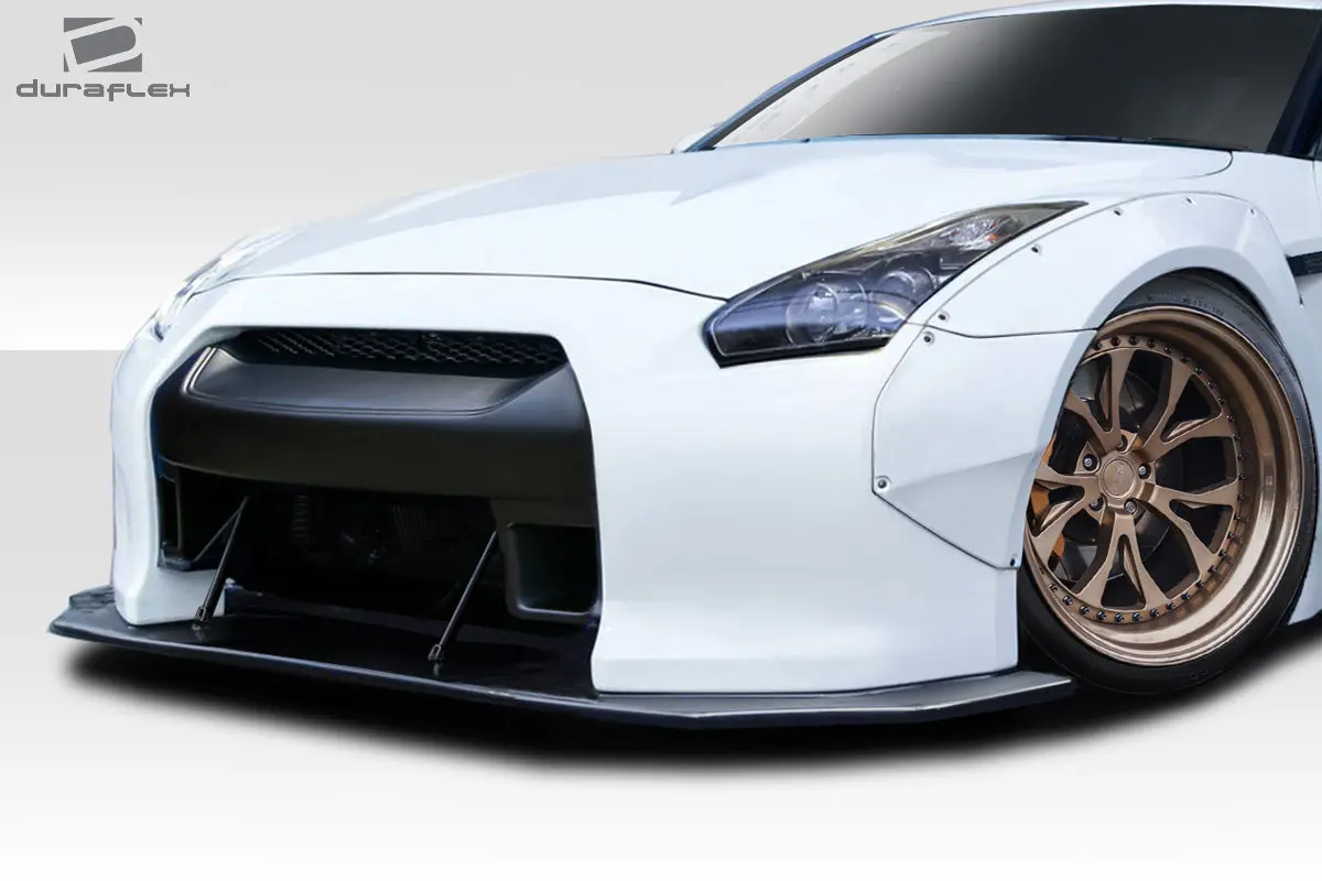 Extreme Dimensions 2009-2016 Nissan Gt-R R35 Duraflex Lbw Front Bumper - 1 Piece 1