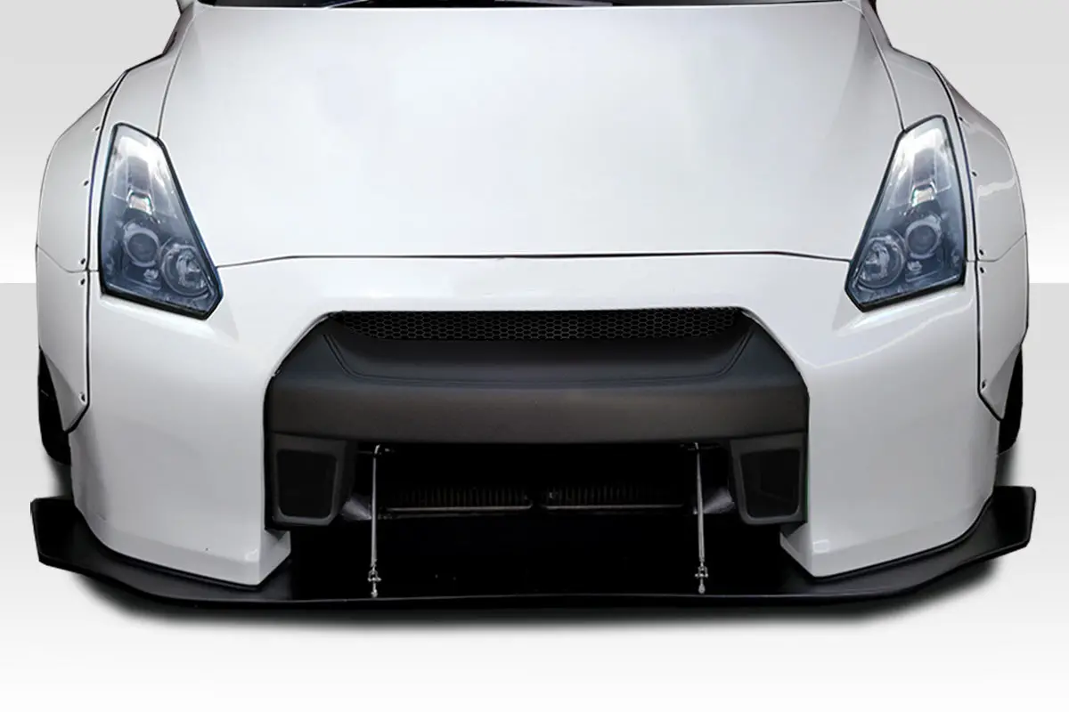 Extreme Dimensions 2009-2016 Nissan Gt-R R35 Duraflex Lbw Front Splitter - 1 Piece 1