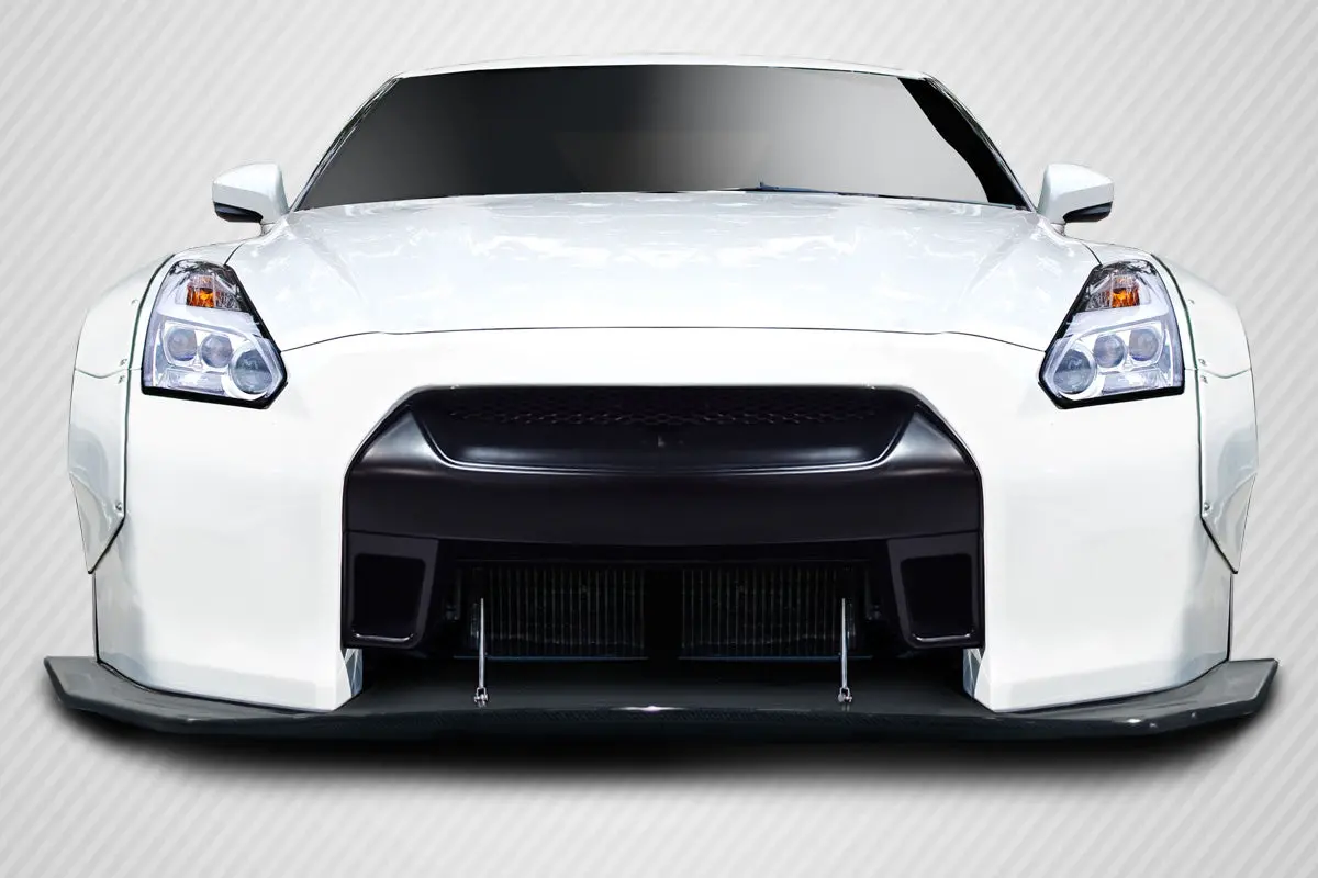 Extreme Dimensions 2009-2016 Nissan Gt-R R35 Carbon Creations Lbw Front Splitter - 1 Piece 1