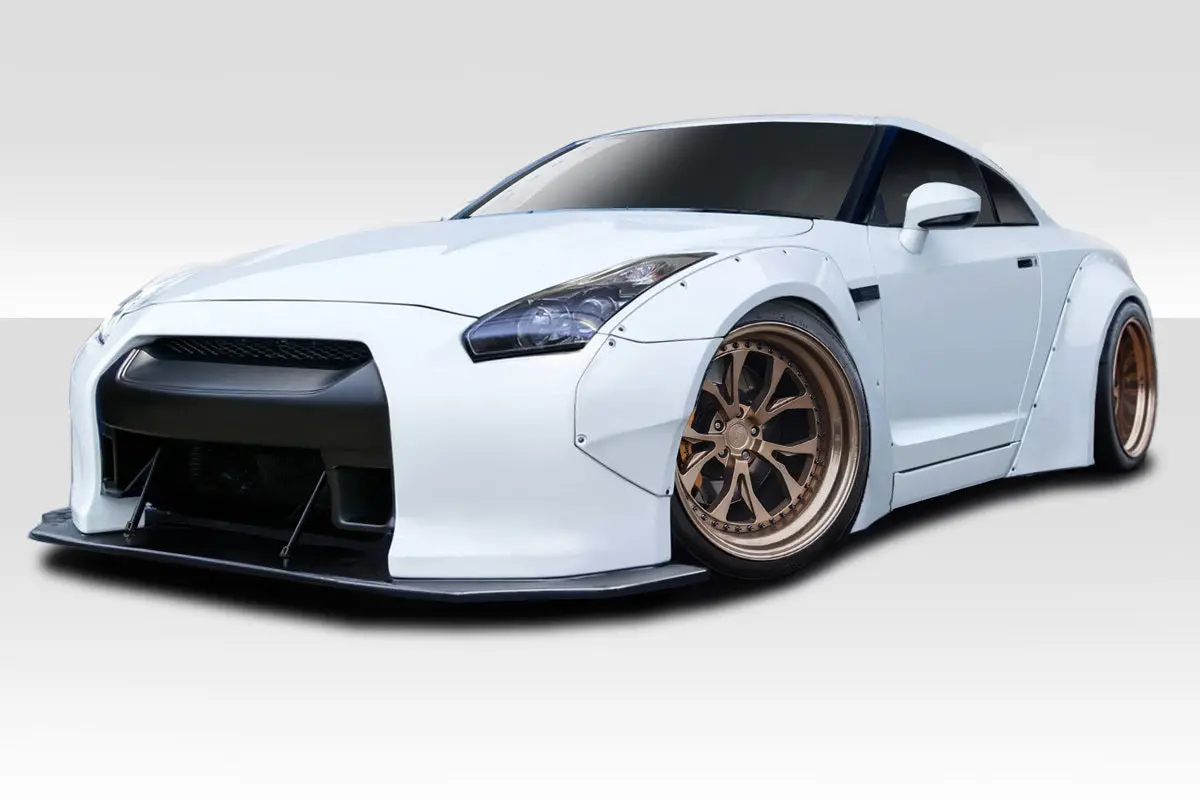 Extreme Dimensions 2009-2016 Nissan Gt-R R35 Duraflex Lbw Kit - 13 Piece 1