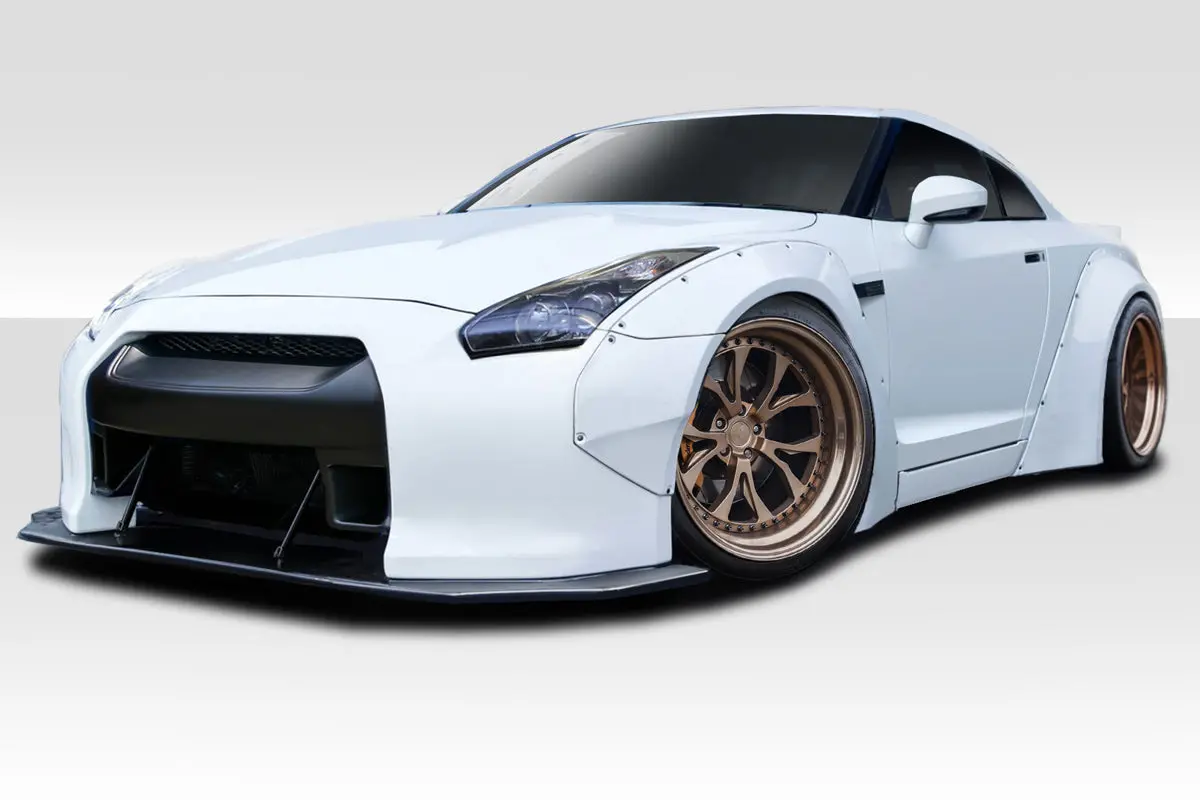 Extreme Dimensions 2009-2016 Nissan Gt-R R35 Duraflex Lbw Kit - 6 Piece 1