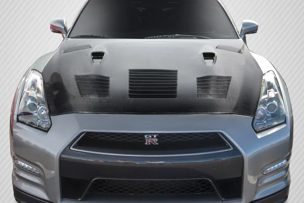 Extreme Dimensions 2009-2016 Nissan Gt-R R35 Carbon Creations Gt2 Hood - 1 Piece 1