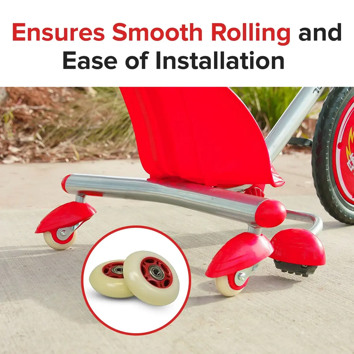 76 Mm Scooter Wheels With Bearings (Set Of 2) 6