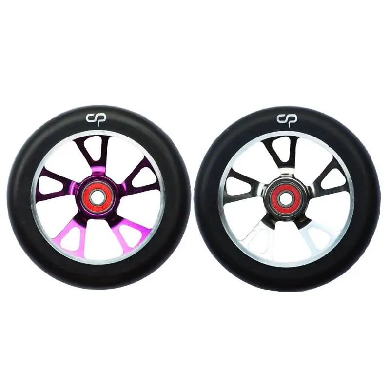 125 Mm Crisp Alloy Core Drilled Kick Scooter Wheel 1