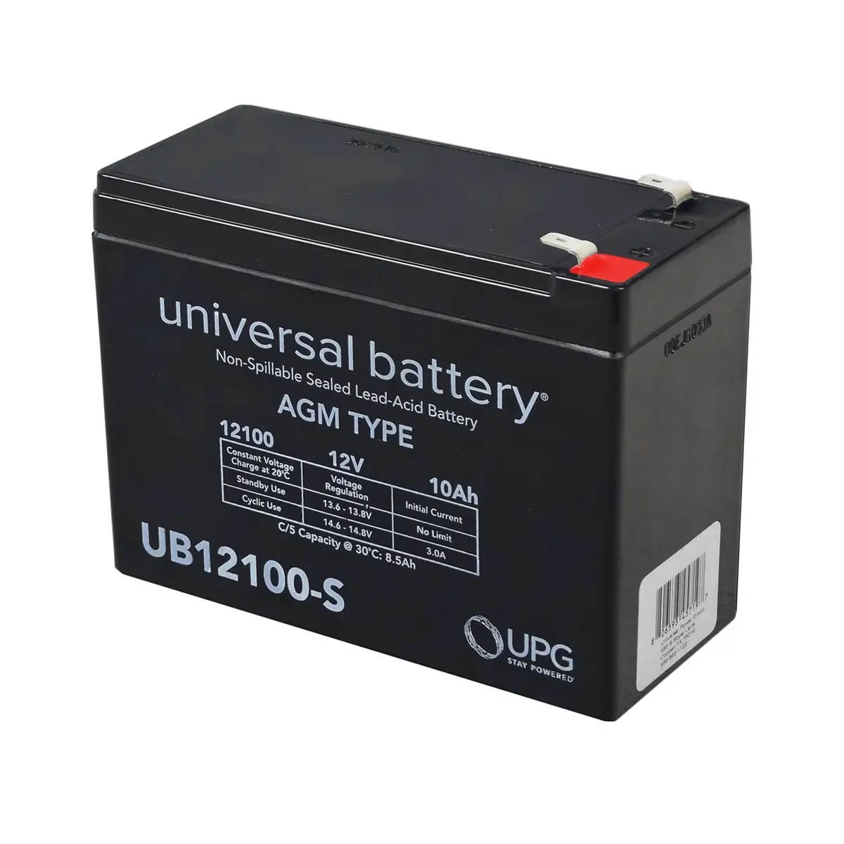 10 Ah 12 Volt Ub12100-S Agm Mobility Scooter Battery 1