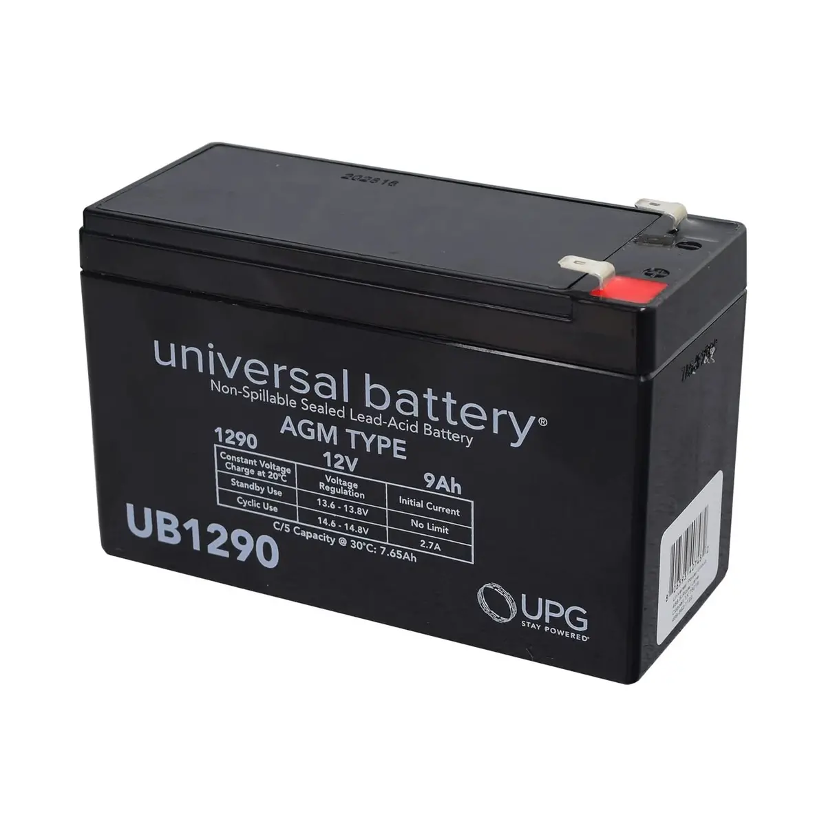 9 Ah 12 Volt Ub1290 Agm Mobility Scooter Battery 1