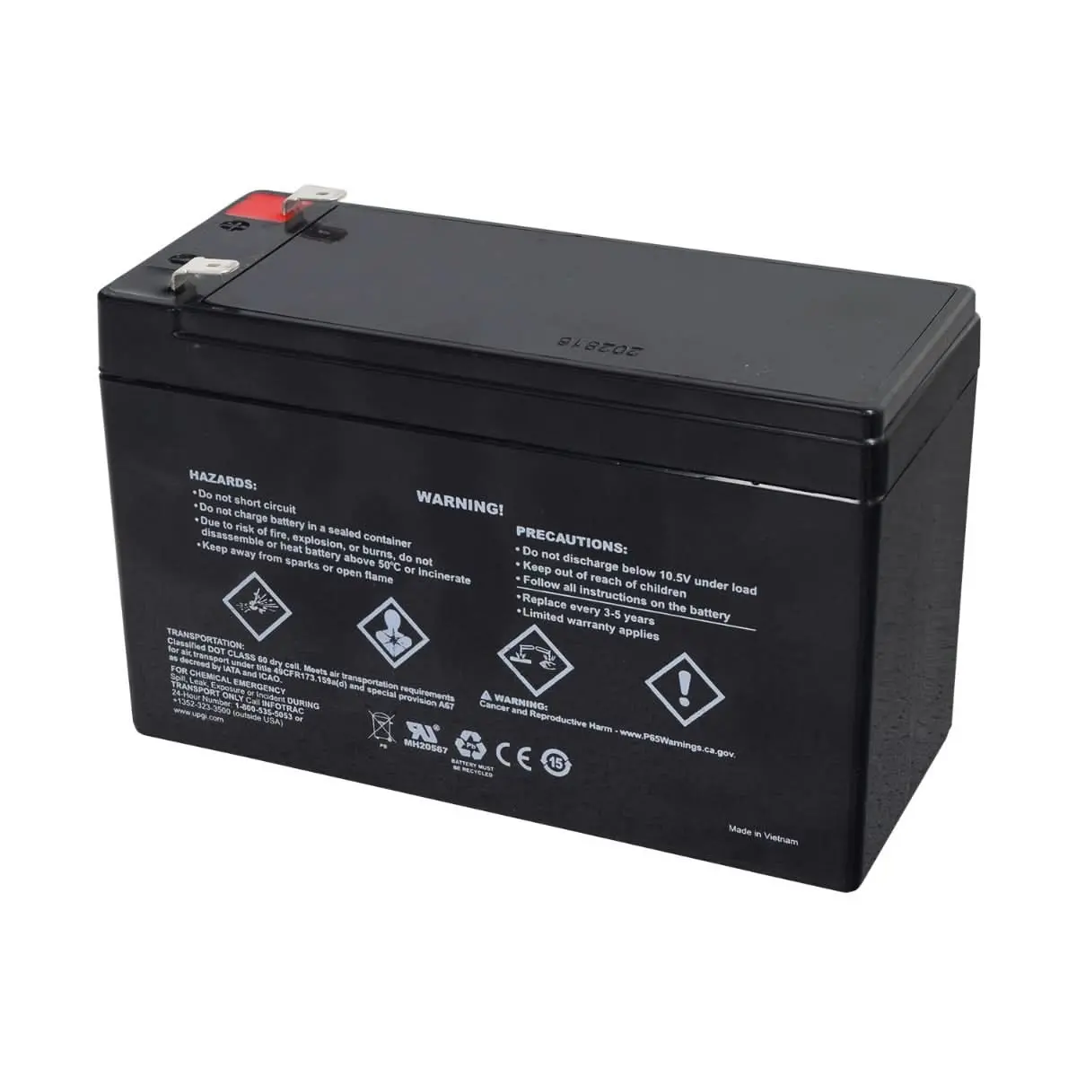 9 Ah 24 Volt Ub1290 Agm Battery Pack For The Jetson® Junior Electric Mini Bike 1