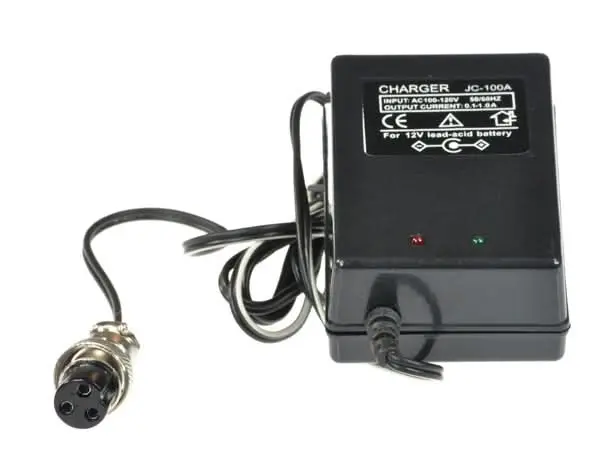 12 Volt 400 Ma (0.4 Amp) 3-Prong Battery Charger (Standard) 1