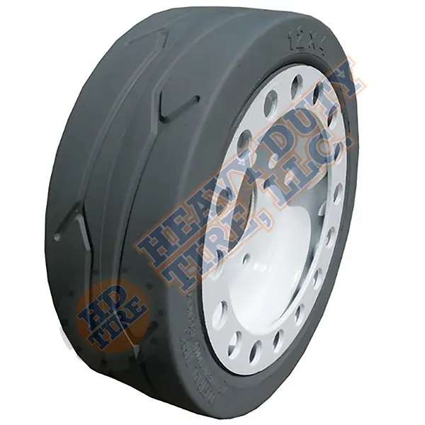 12 X 4 (2.00 X 8) Traxter Solid Grey Non-Marking (With Brake - 5 Hole) 1