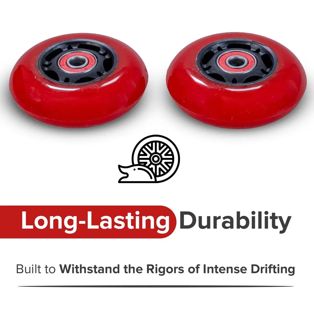 76 Mm Scooter Wheels With Bearings (Set Of 2) 5