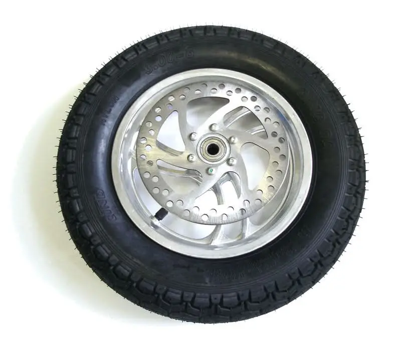 14" X 3" (3.00-8) Complete Front Wheel Assembly 1