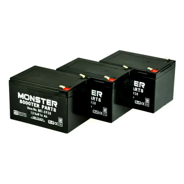 16 Ah 36 Volt (12 Ah Upgrade) Agm Scooter Battery Pack 1