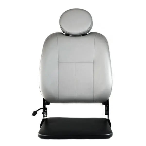 Hi-Back Deluxe Contour Limited Recline Solid Seat Pan Vinyl Seat Assembly For Pride Scooters And Jazzy Power Chairs (Setasmb3203) 2