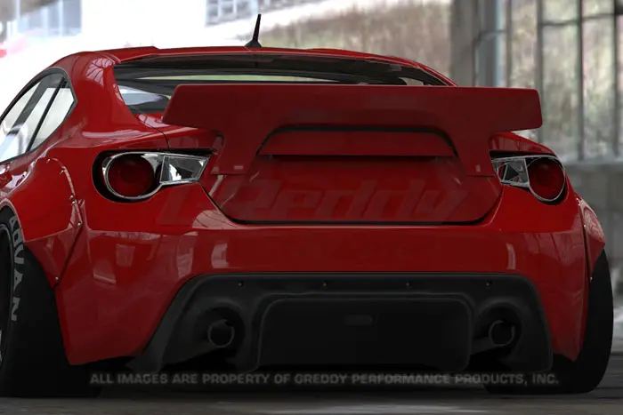 Tra-Kyoto Rocket Bunny 86 Aero, Ver.2 - Rear Duck Tail Wing (Only) For Fr-S/Brz 2013- 1