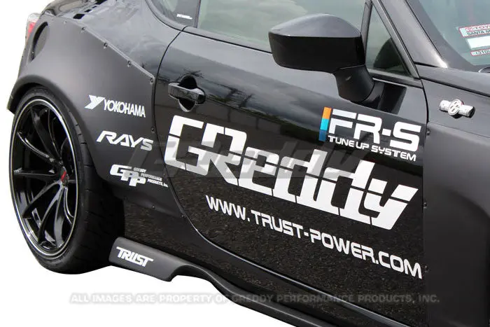 Tra-Kyoto Greddy X Rocket Bunny 86 Aero, Ver.1 - Rear Over-Fenders (Only) For Fr-S 2013- 1