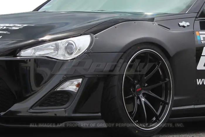 Tra-Kyoto Greddy X Rocket Bunny 86 Aero, Ver.1 - Front Over-Fenders (Only) For Fr-S 2013- 1