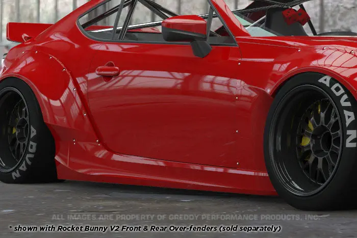 Tra-Kyoto Rocket Bunny 86 Aero, Ver.2 - Side Skirts (Only) For Fr-S/Brz 2013- 1