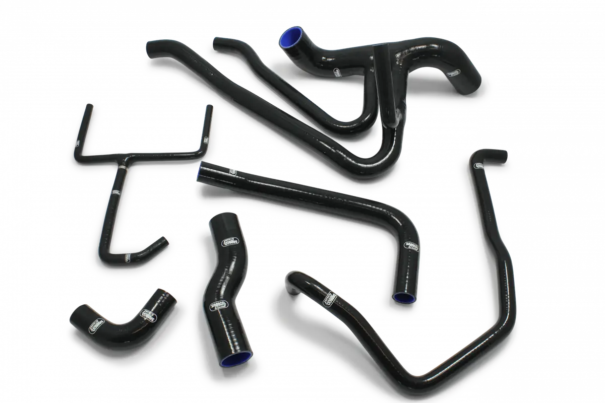 Samco Mustang Shelby Gt-500 5.8L V8 Supercharged 2013+ Black Coolant Hose Kit 1