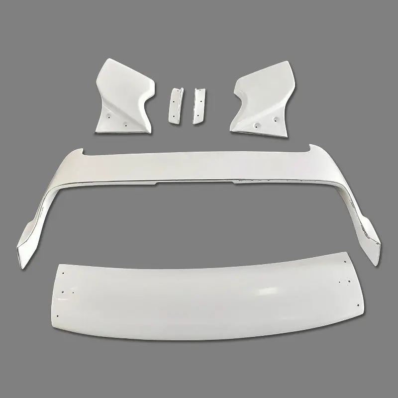 Jdmuscle Vs Style Spoiler Abs / Paint Matched / Partial Carbon Fiber W/ Brake Lights - 2008-2014 Subaru Wrx/Sti Grb 1