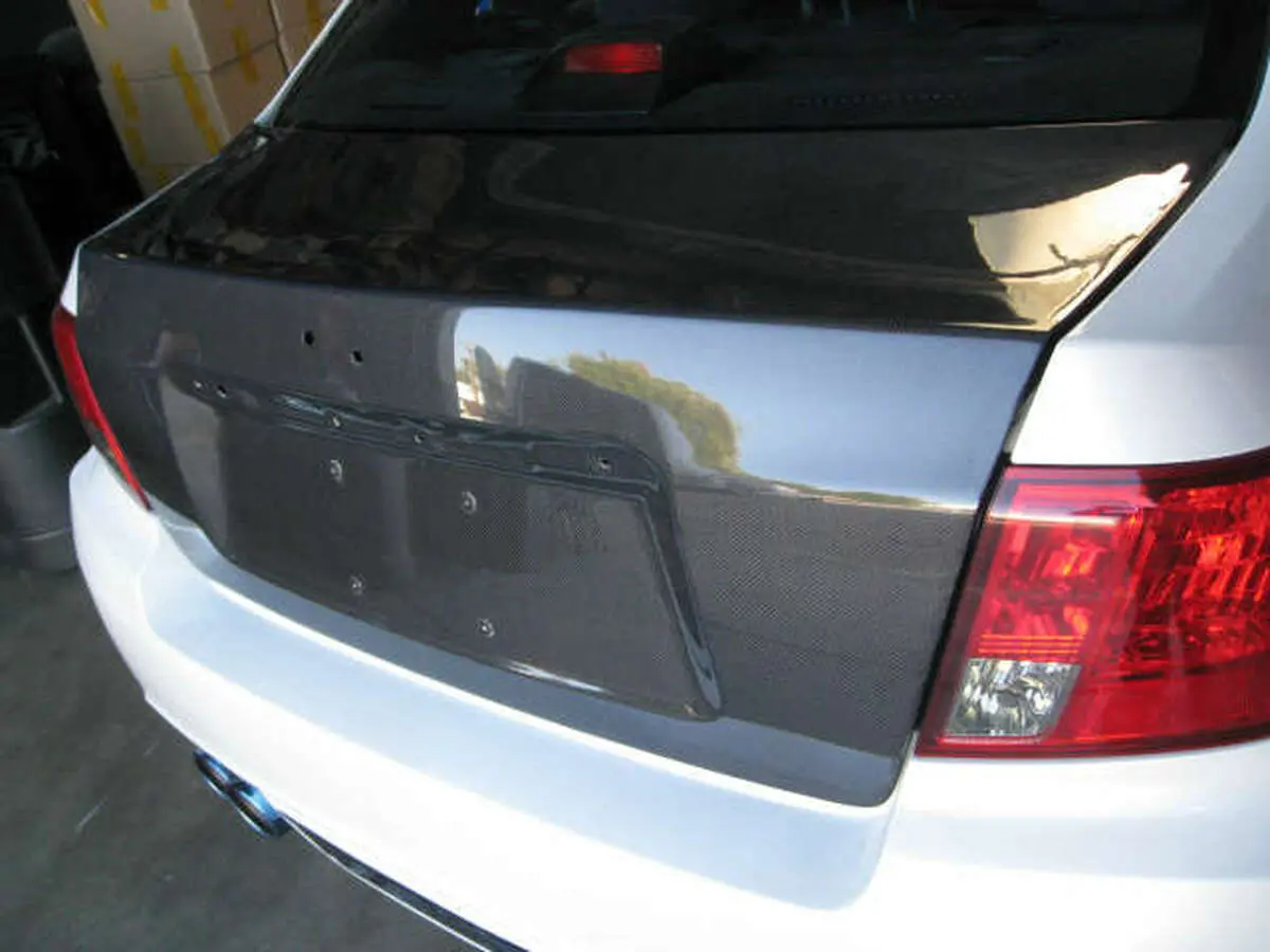 Ac973trc - Advan Oem Design 2008-2014 Subaru Wrx Sti Sedan Carbon Trunk 1