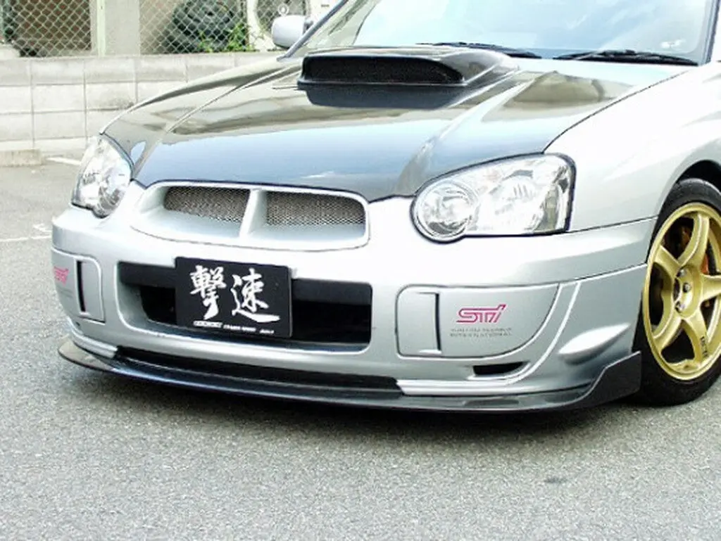 Cs977flk2f - Charge Speed 2004-2005 Subaru Impreza Gd-B Peanut Eye Latter Model Bottomline Type-2 Frp Front Lip Kit 1