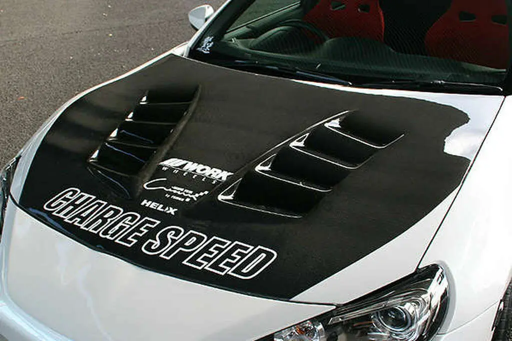 Cs990hcv - Charge Speed Subaru Brz/ Scion Frs/ Toyota 86 All Models Carbon Vented Hood 1
