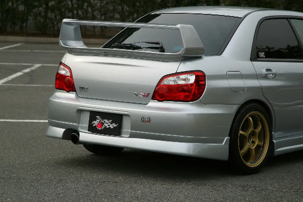 Cs977rs - Charge Speed 2004 Subaru Impreza Gd-B 4Dr. Peanut Eye Latter Model Rear Skirt 1