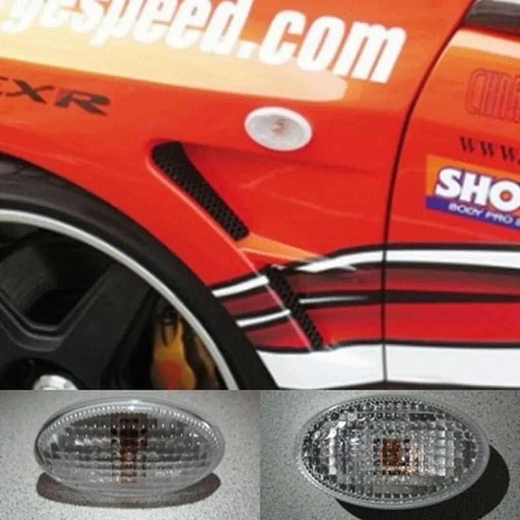 Cs978slc - Charge Speed 2002-2007 Subaru Wrx Jdm Clear Side Markers Lights 1