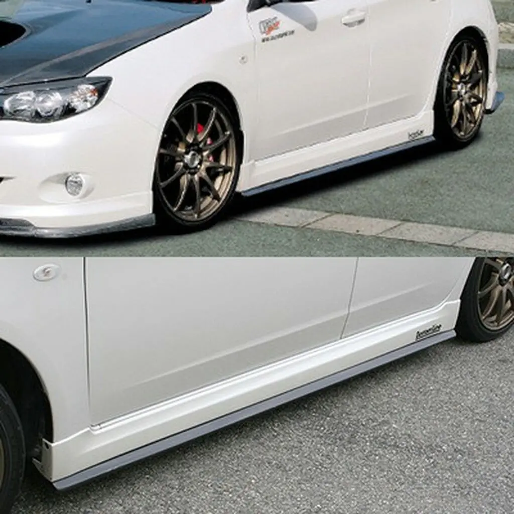 Cs979ssfn - Charge Speed 2008-2011 Subaru All Impreza Gh Non-Sti 5Doors Hb/ Ge 4 Doors Sedan Bottom Line Side Skirts Frp 1