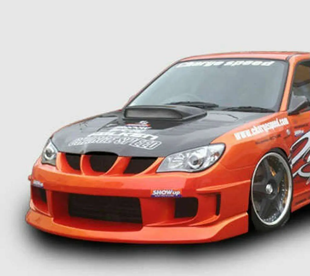 Cs975fk1a - Charge Speed 2006-2007 Subaru Impreza Gd-F Hawkeye Type-1A Full Bumper Kit With Type-1 Side Skirts. 1