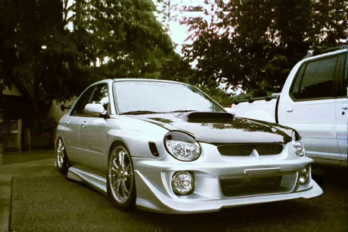 Ac978hc - Advan Oem Design 2002-2003 Subaru Impreza Wrx Carbon Fiber Hood 1