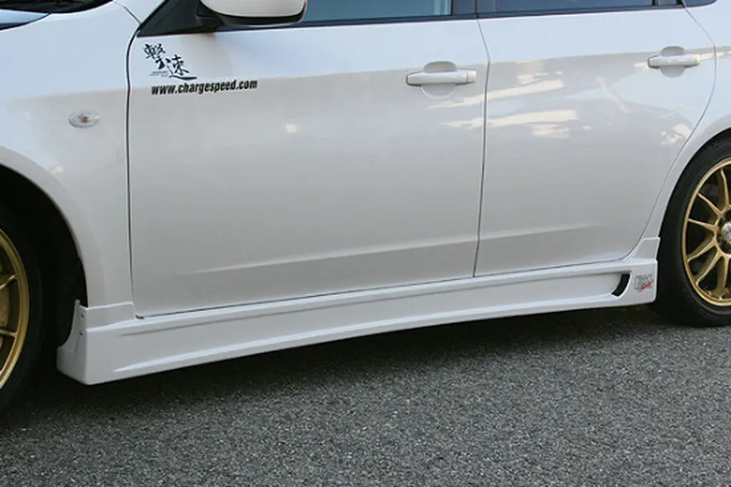 Cs979ssn - Charge Speed 2008-2011 Subaru All Models Impreza Gh Non-Sti 4Doors Sedan/ 5Doors Hb Type-1 Side Skirts 1