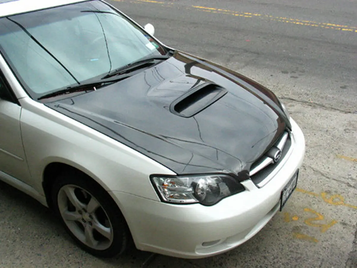 Ac983hc - Advan Oem Design 2005-2009 Subaru Legacy Carbon Fiber Hood 1