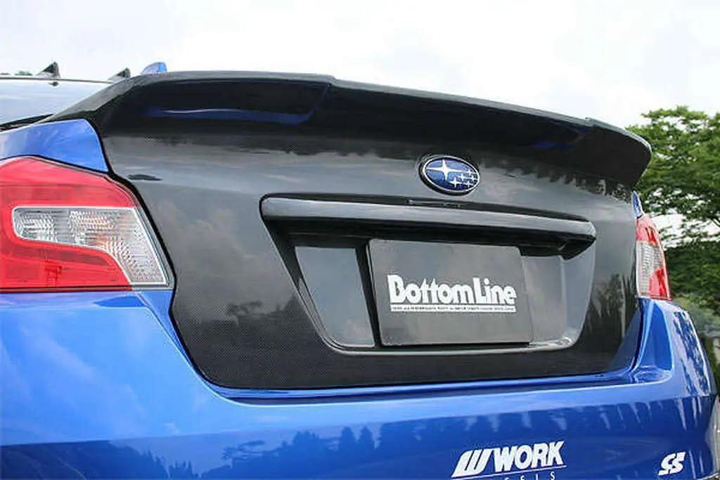 Cs9735trac - Charge Speed 2015-2021 Subaru Wrx Sti 4 Doors Sedan Va-B-C Carbon Aero Trunk With Integrated Rear Spoiler & Finisher 1