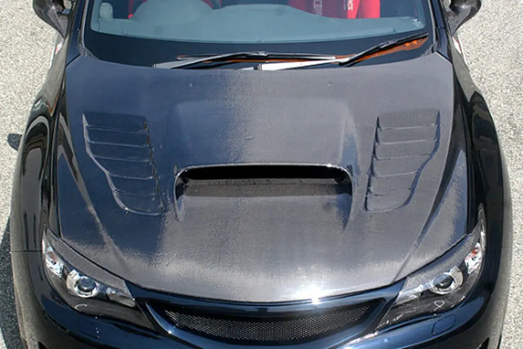 Cs979hcv - Charge Speed 2008-2014 Subaru All Impreza Gh/ All Wrx Gr-B Hatchback And Gv Sti 4 Door Vented Hood Carbon 1