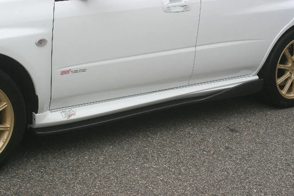Cs977ssf - Charge Speed 2004-2007 Subaru Impreza Gd-B/F Latter Model Bottom Lines Frp Side Skirts 1