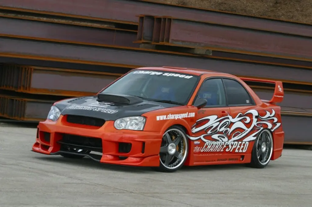 Cs977fkdw - Charge Speed 2004-2005 Subaru Impreza Gd-B Peanut Eye Super Gt Wide Body Kit Full Kit With 3D Carbon 1