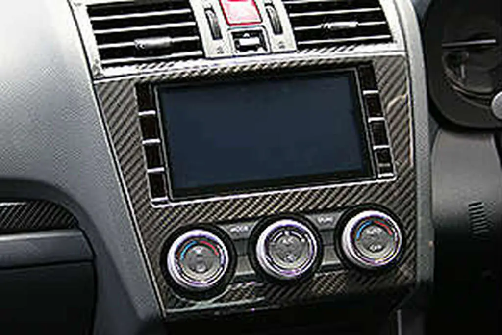 Cs9735cpc - Charge Speed 2015-2021 Subaru Wrx Sti 4 Doors Sedan Va/ Wrx S4 Vag Dry Carbon Double Din Center Panel Cowl 1