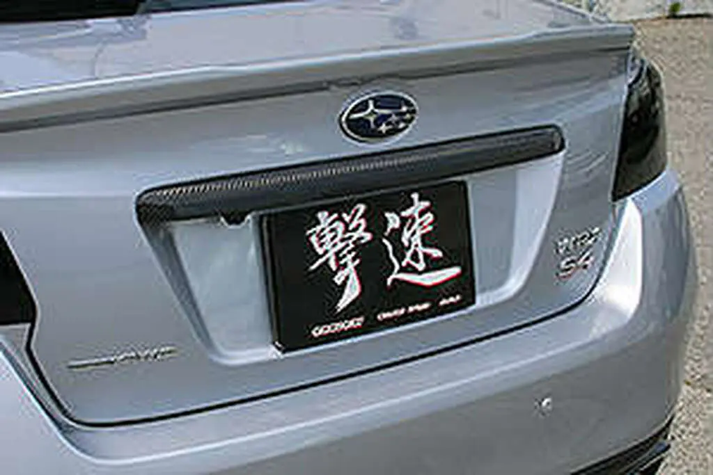 Cs9735rfcc - Charge Speed 2015-2021 Subaru Wrx Sti 4 Doors Sedan Va/ Wrx S4 Vag Dry Carbon Rear Finisher Cowl 1