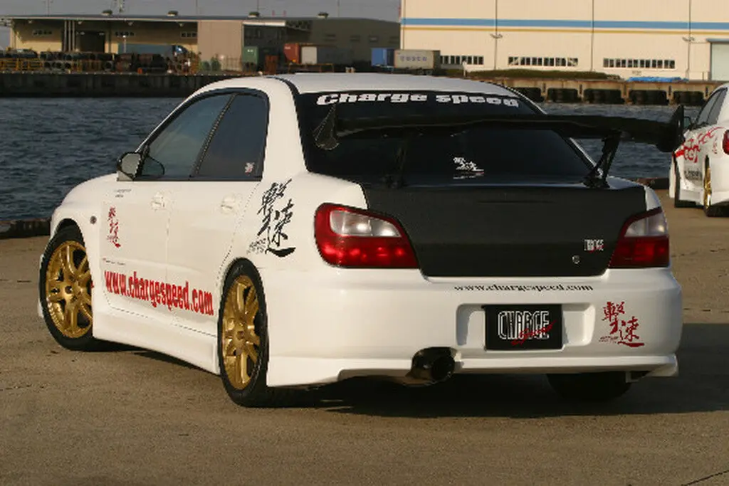 Cs978rb1 - Charge Speed 2002-2003 Subaru Impreza Gd-A 4Dr. Zenki/ Round Eye Model Type-1 Rear Bumper 1