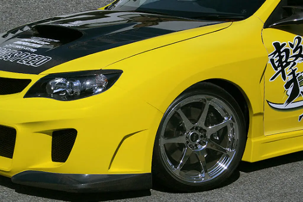Cs979ff - Charge Speed 2008-2014 Subaru Wrx Sti All Gr-B Hatchback/ Gv Sedan Gt Style Front Fenders 20Mm Wide 1